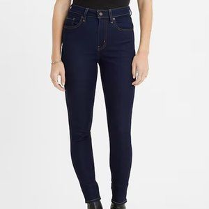 Levi's 721 High Rise Darh Wash Skinny Jeans